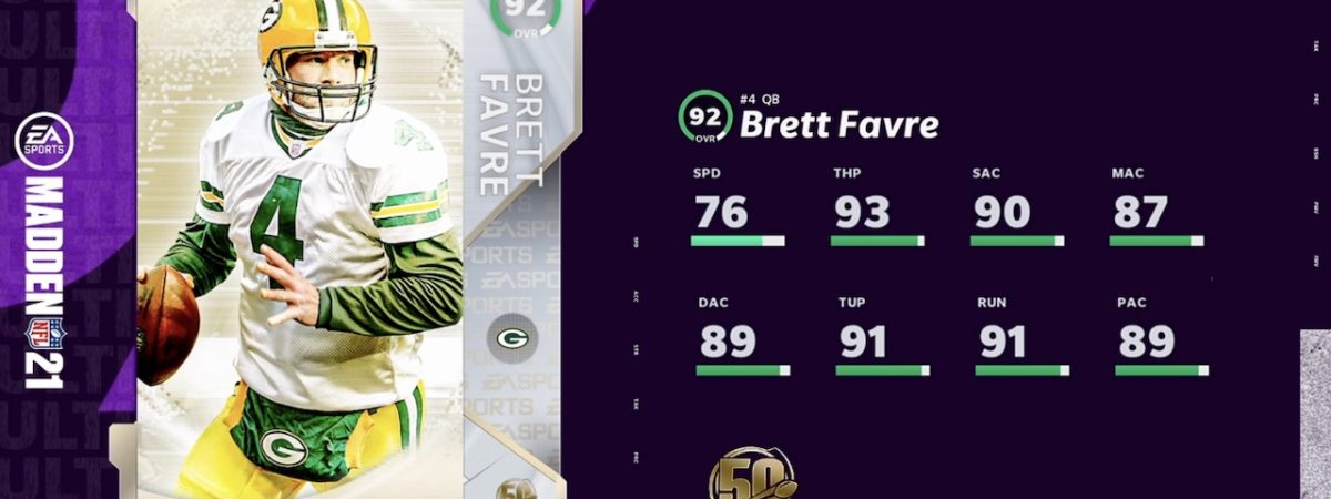 How to make / create QB Brett Favre Madden 21 Green Bay Packers PS4, Xbox  1