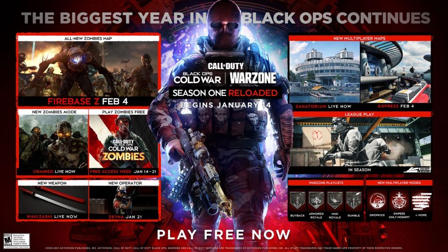 Call of Duty Black Ops Cold War Season One Reloaded