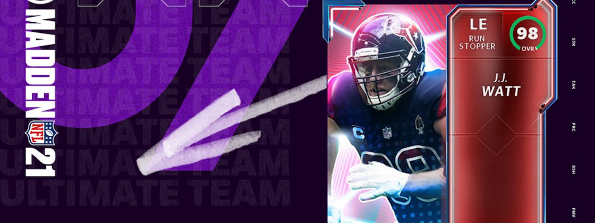 Madden 21 Free Agency promotion for Ultimate Team JJ Watt Dak Prescott