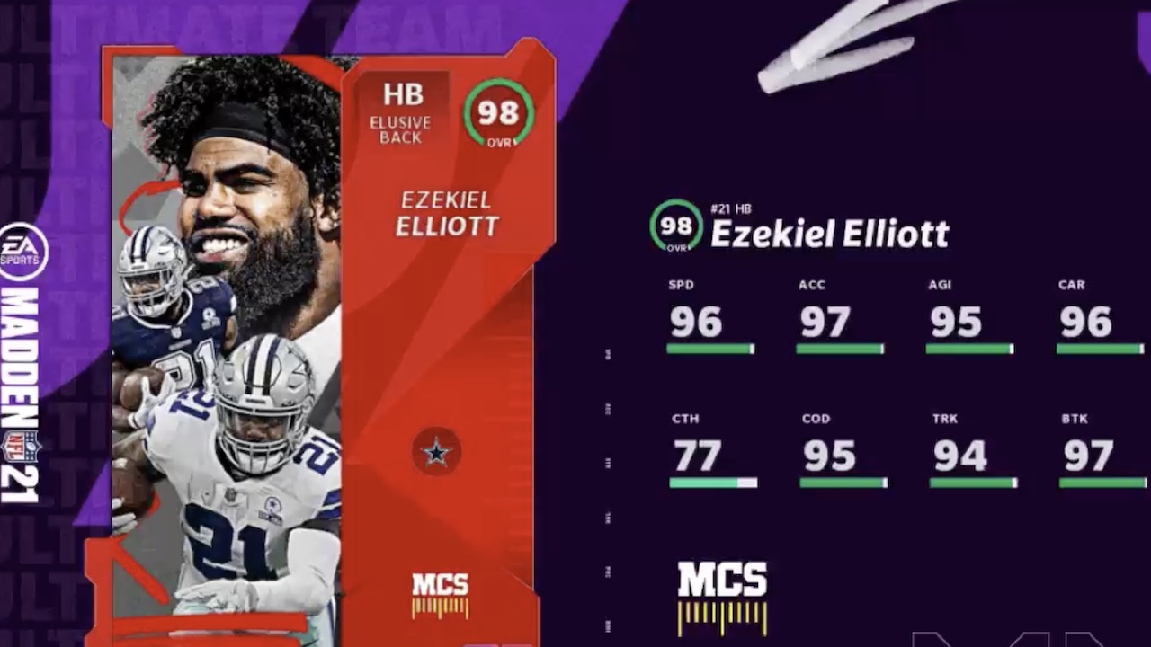 97 OVERALL EZEKIEL ELLIOTT IS EATING! Madden Mobile 17 Gameplay Ep. 21 