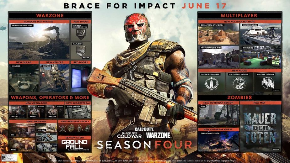 Call of Duty Black Ops Cold War Season 4 Launch Tomorrow