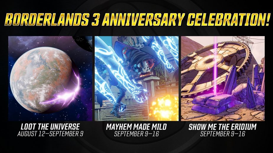 Borderlands 3 Anniversary Five Weeks of Events 2