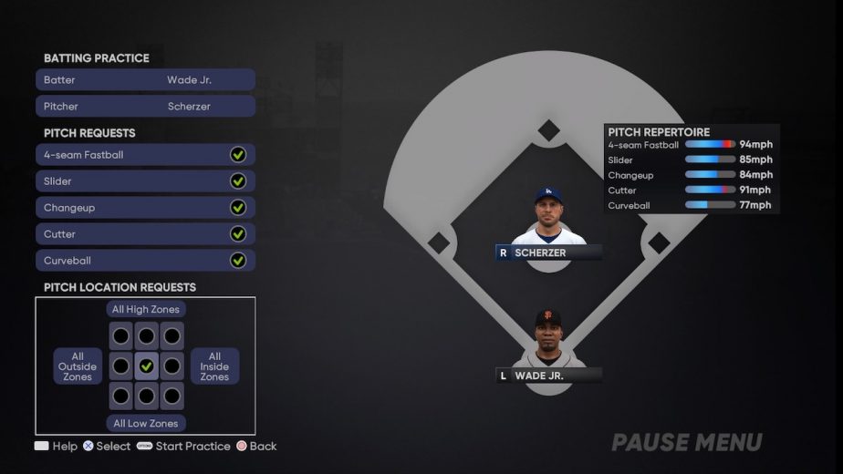 mlb the show 21 hitting batting practice controls