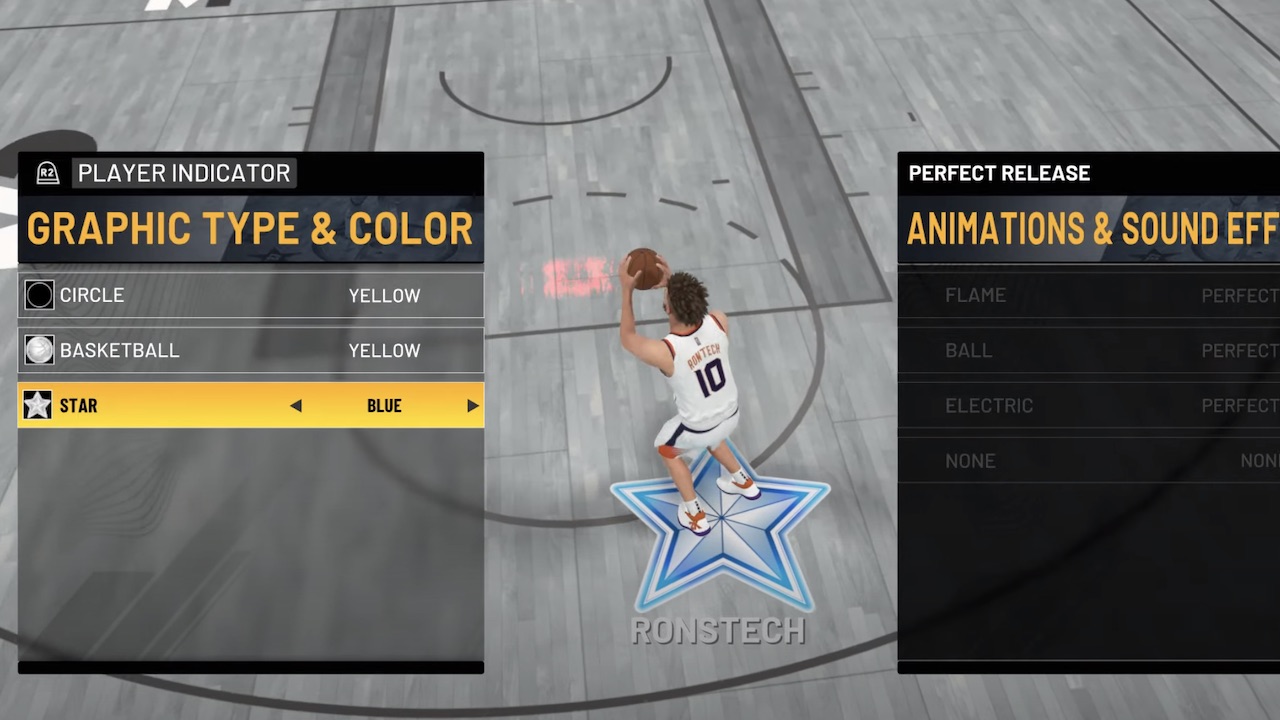 nba 2k22 player indicator with myplayer