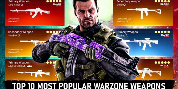 Most popular Warzone weapons