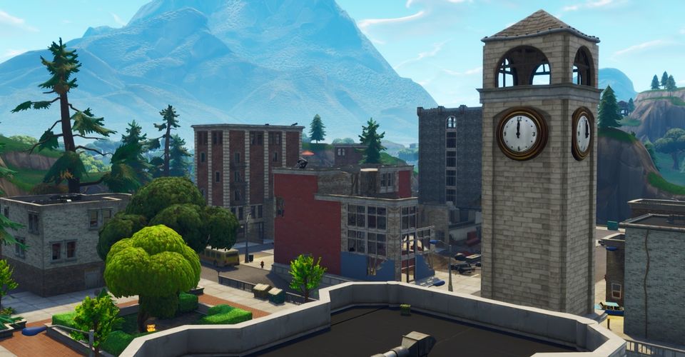 The Fortnite OG map recreation includes Tilted Towers and other old places.