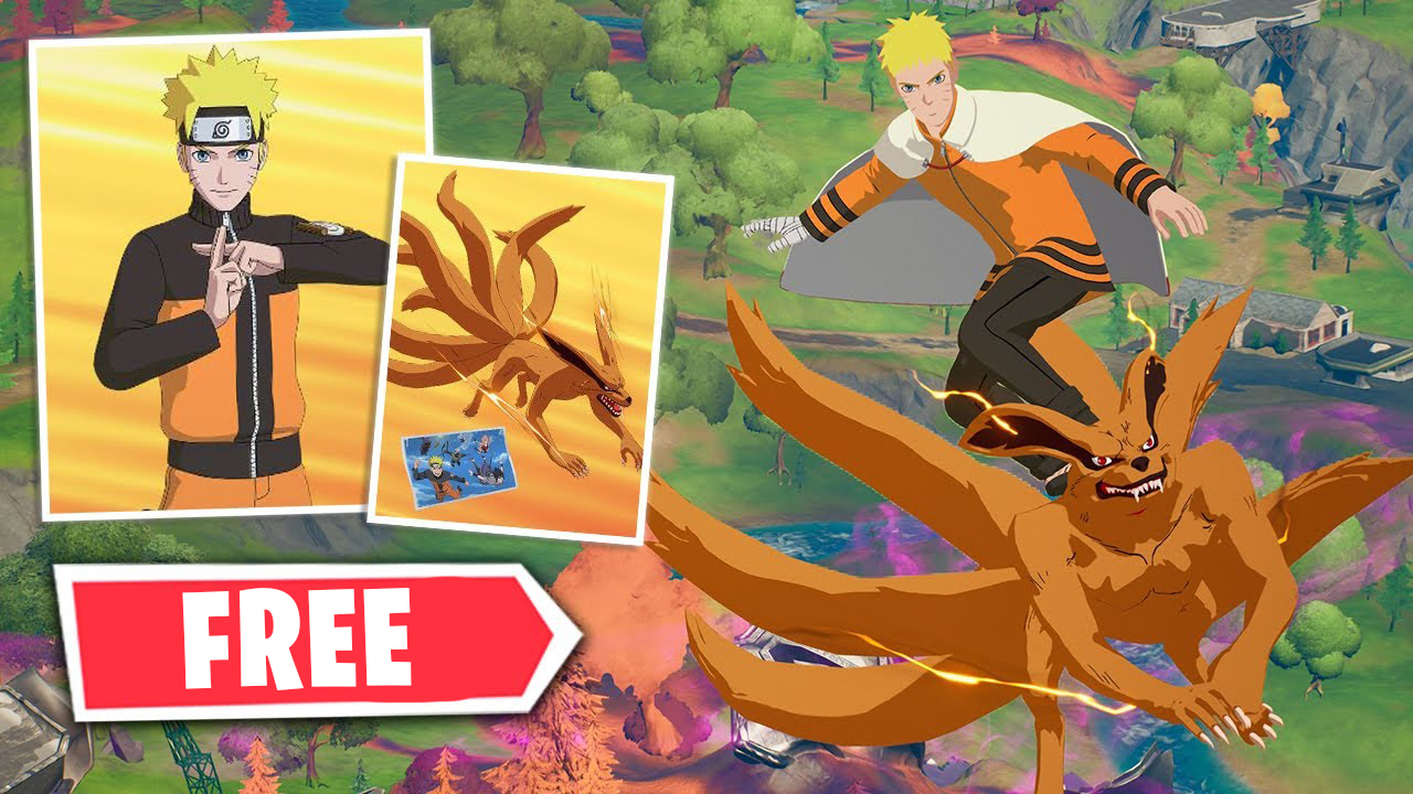 Fortnite x Naruto: How to get the free Kurama glider in Chapter 2