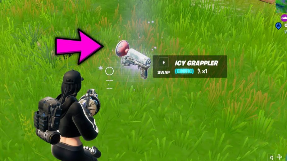 The new Fortnite update has brought the Icy Grappler to the game.