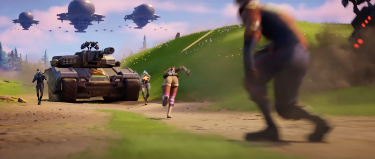 Players can gain quick Fortnite XP by using tanks in Season 2.