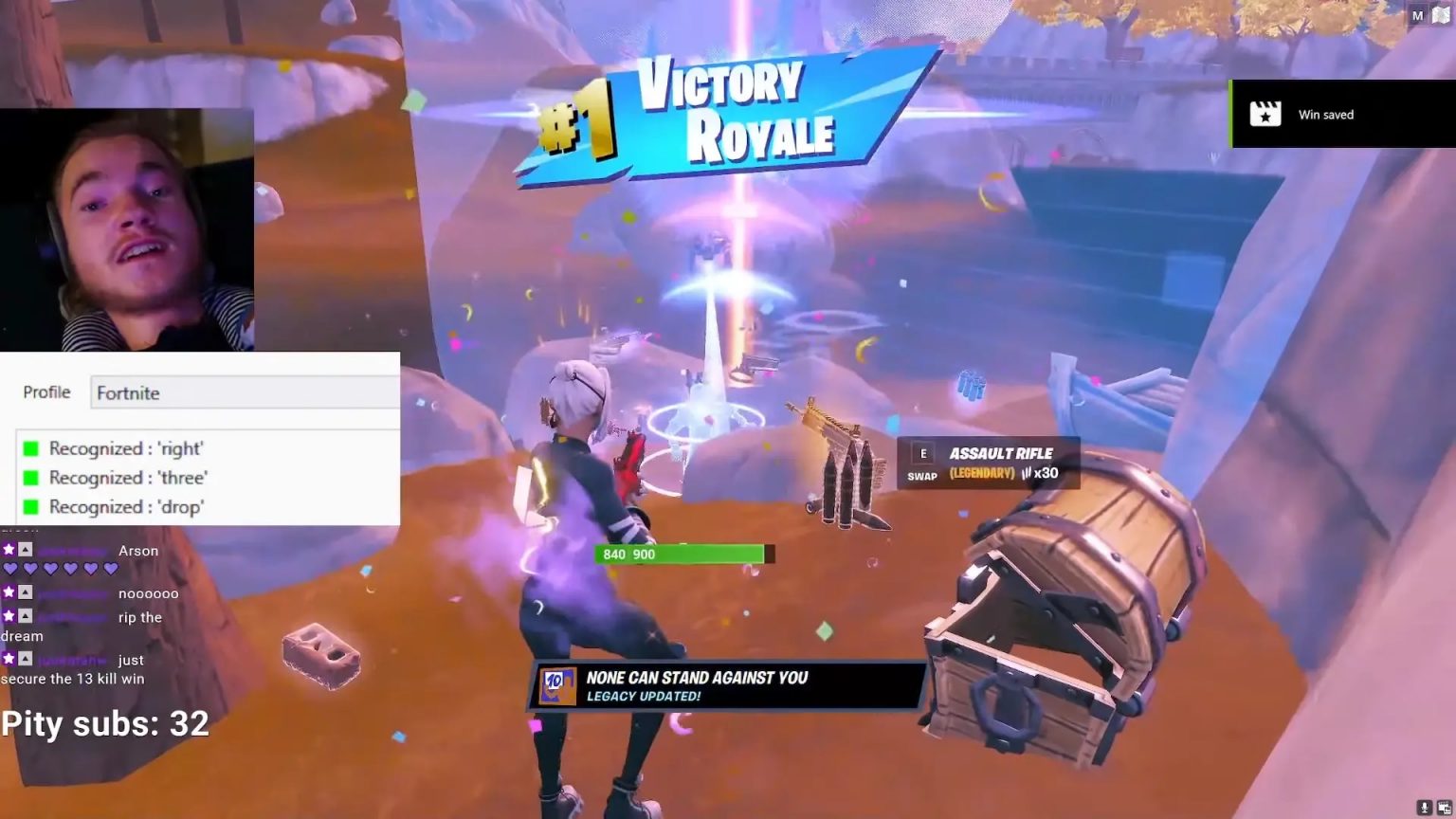 This Fortnite Player Uses Only His Voice To Play and He Still Dominates